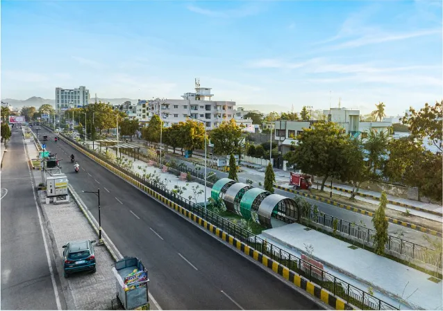 Jadav Nursery to Sewashram Road, Hiran Magri